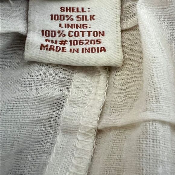 Sundance 100% Silk Skirt Size Large Boho Patchwork Midi Skirt Yellow Paisley - Picture 8 of 11